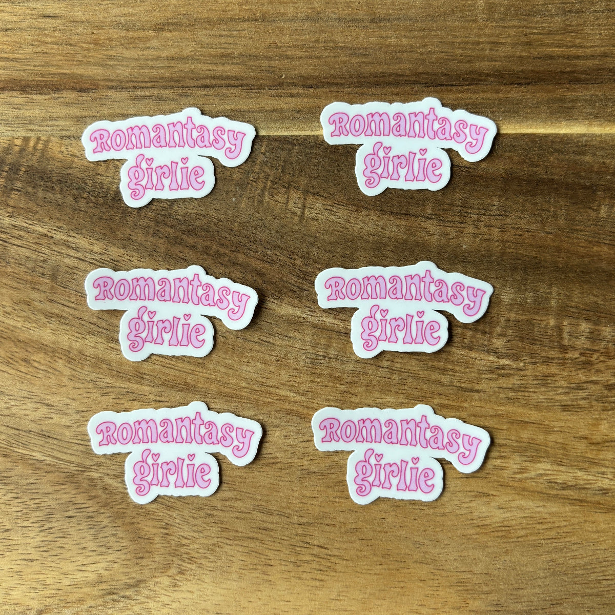 Romantasy Girlie Vinyl Die Cut Laminated Sticker (2 Sizes)