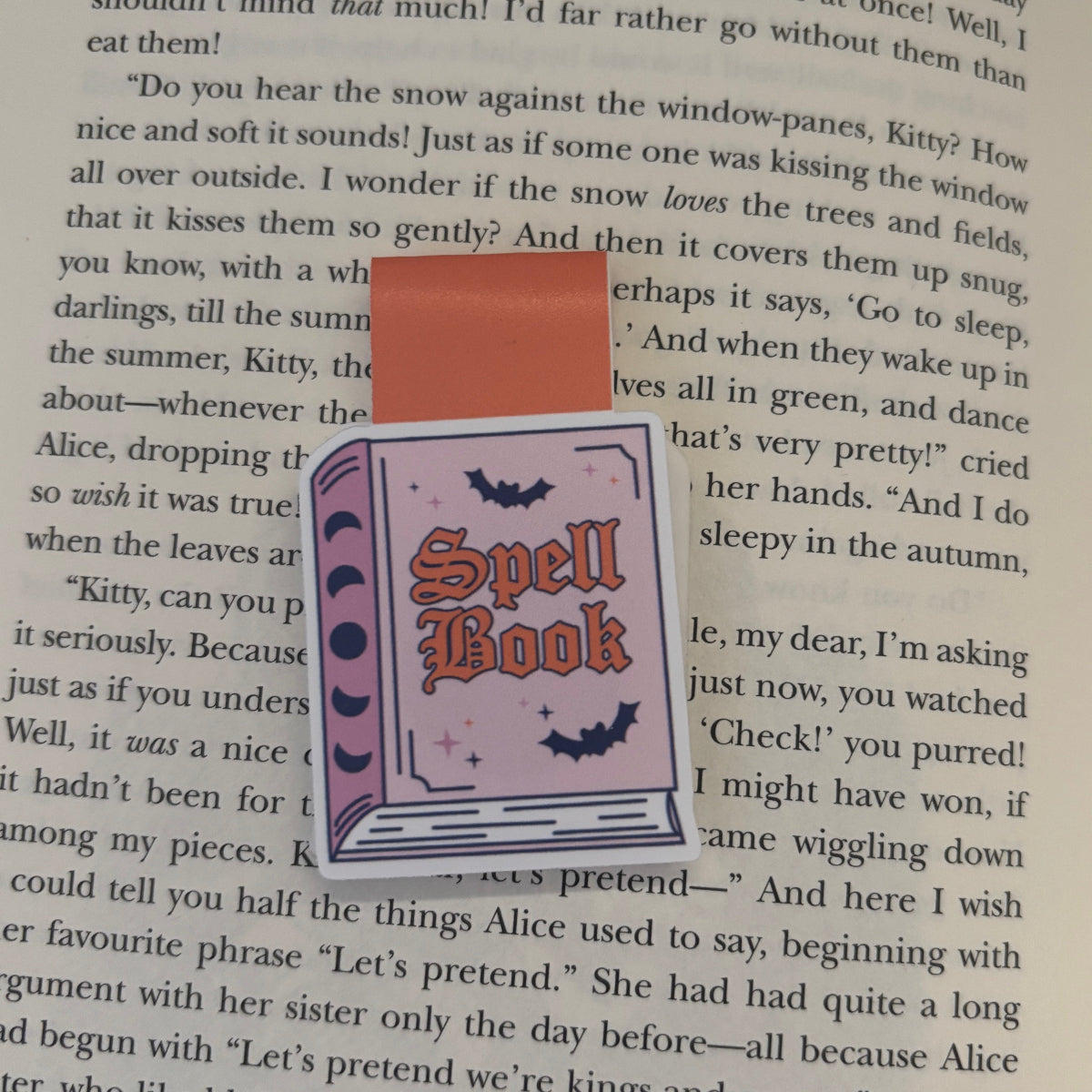 Spell Book Magnetic Bookmark