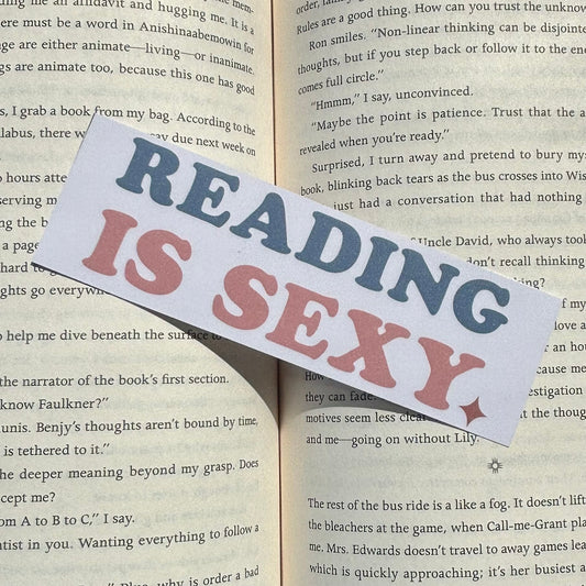 Reading Is Sexy Laminated Bookmark