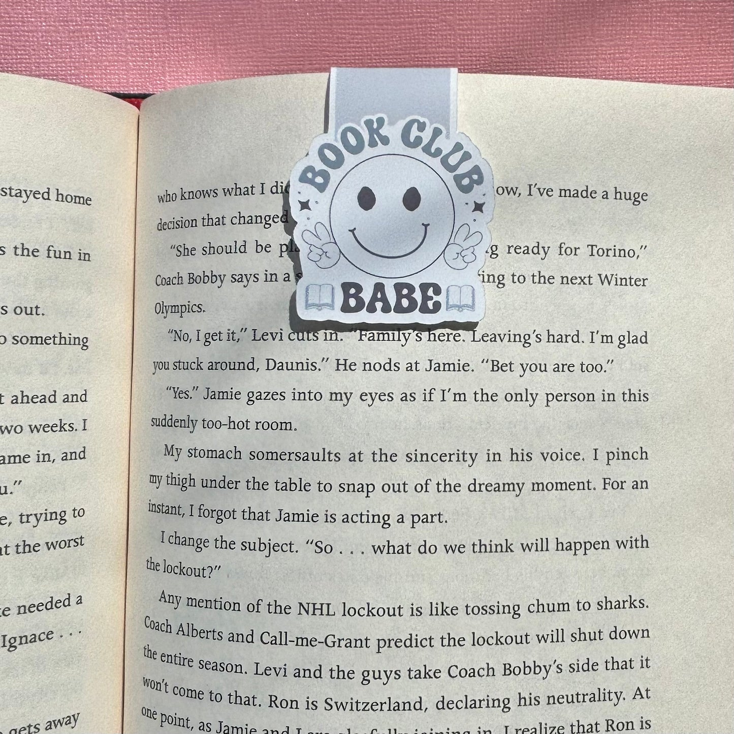 Book Club Babe Magnetic Bookmark