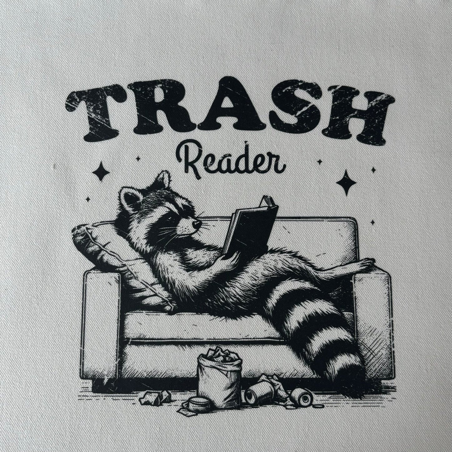 Trash Reader Tote Bag
