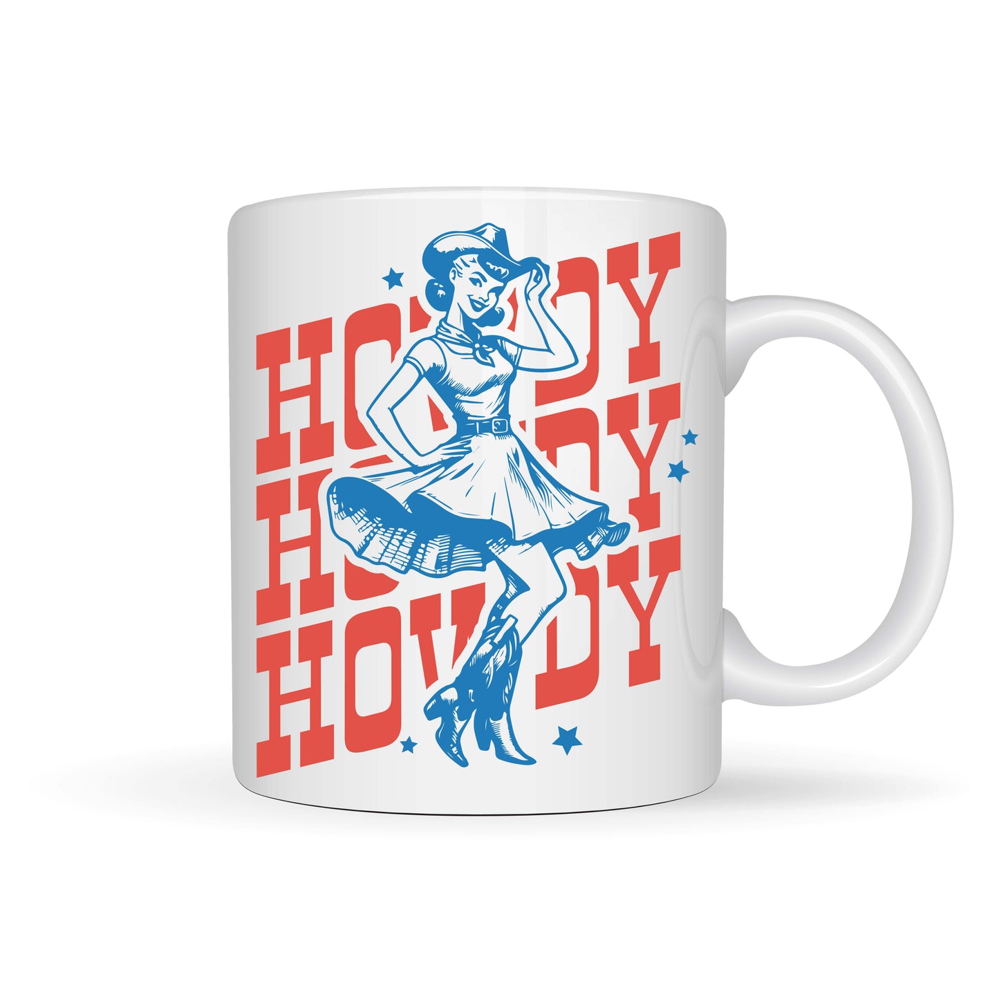 Cowgirl Themed Designs White Ceramic Mugs 11oz or 15oz