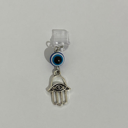 Evil Eye and Hand Kindle Charm