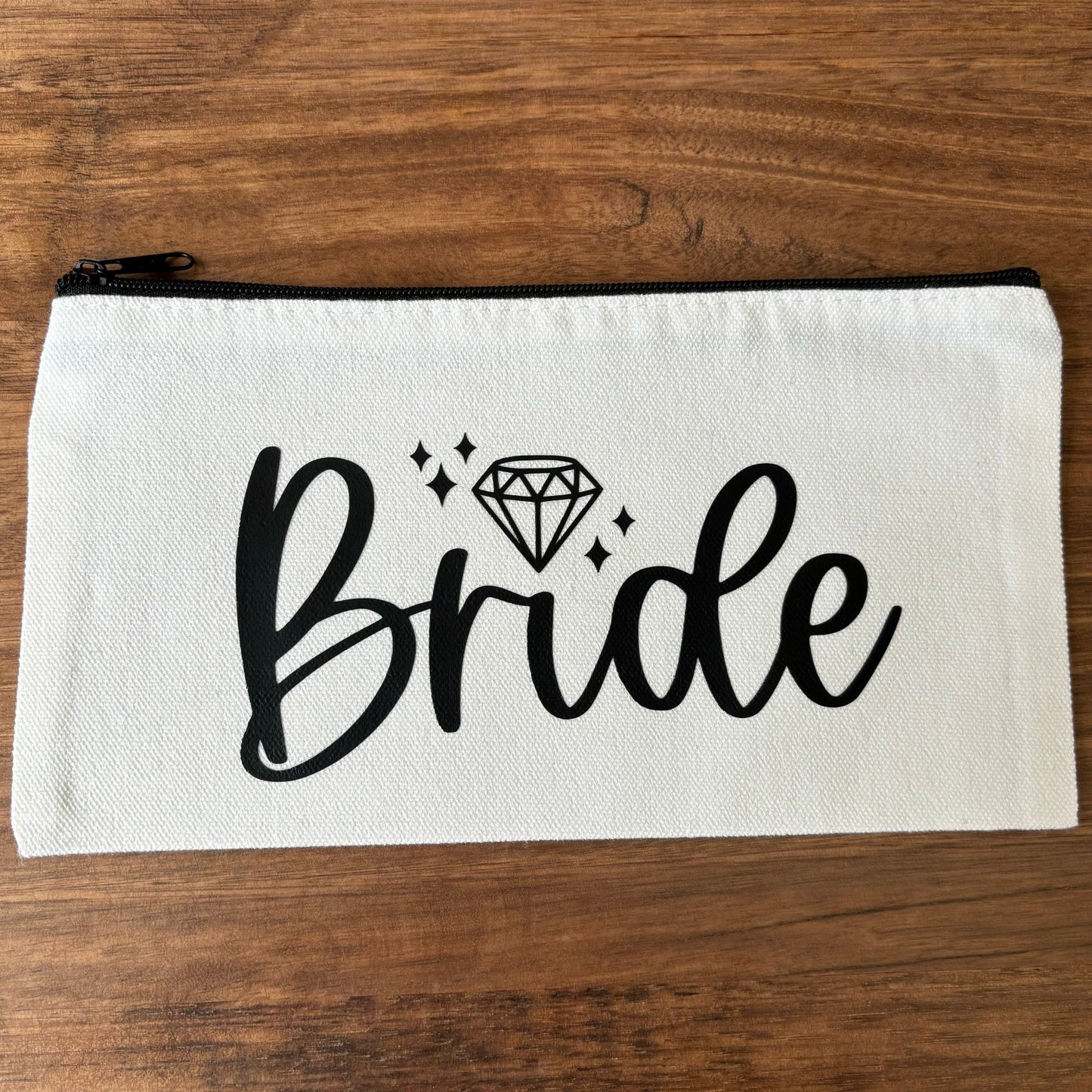 Bride Canvas Zipper Case