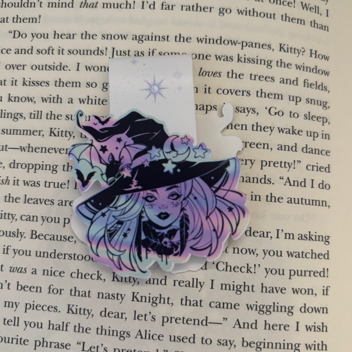 Whimsical Witch Magnetic Bookmark