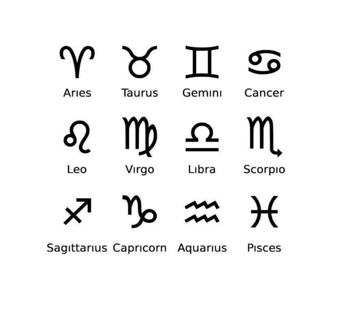 Individual Gold or Silver 20mm Wine Glass Charm Rings with Star Sign Charm