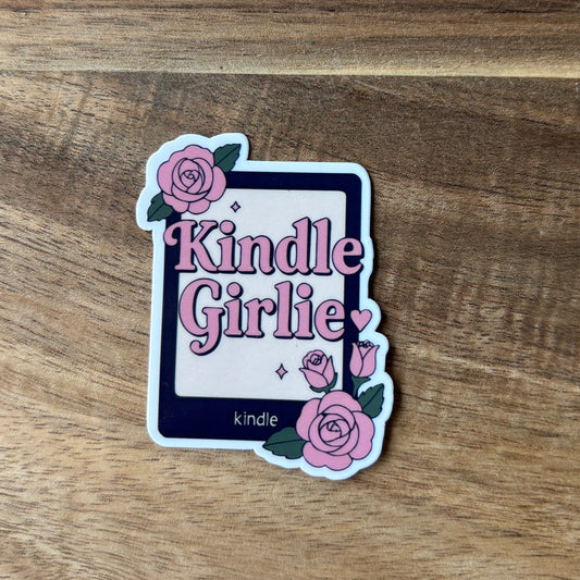 Kindle Girlie Vinyl Die Cut Laminated Sticker