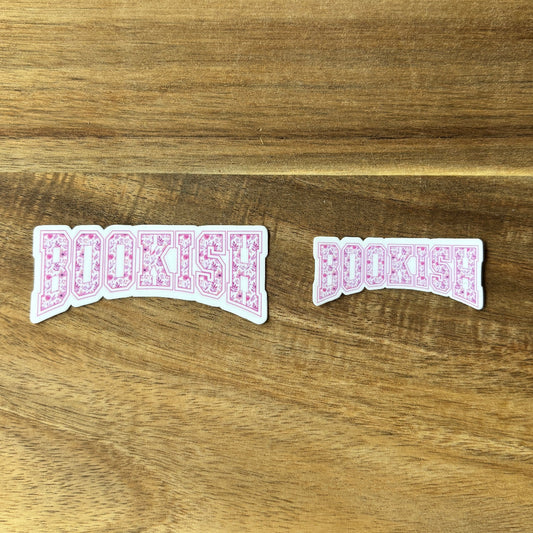 BOOKISH Floral Sticker