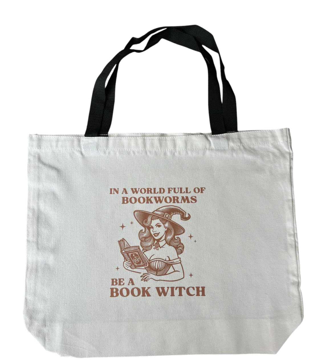 In a World Full of Book Worms Be A Book Witch Tote Bag