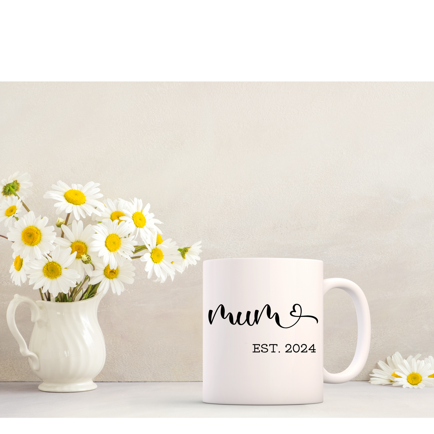 Mum Personalised White Sublimated Ceramic Mugs - 11oz or 15oz