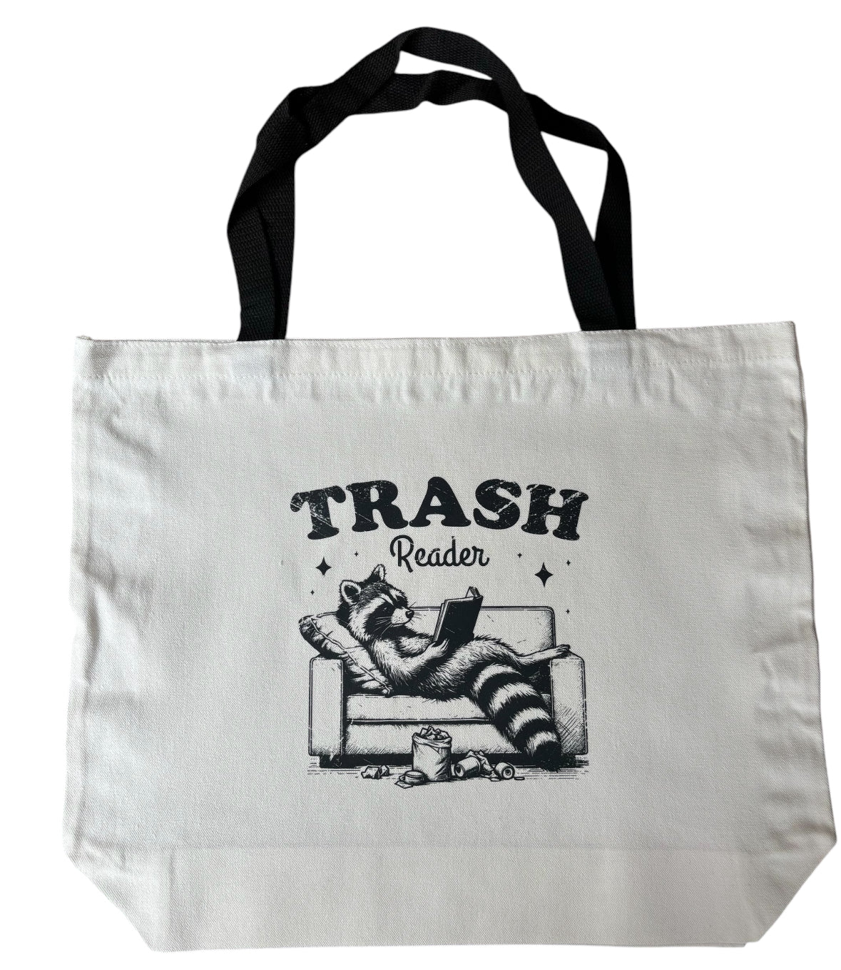 Trash Reader Tote Bag
