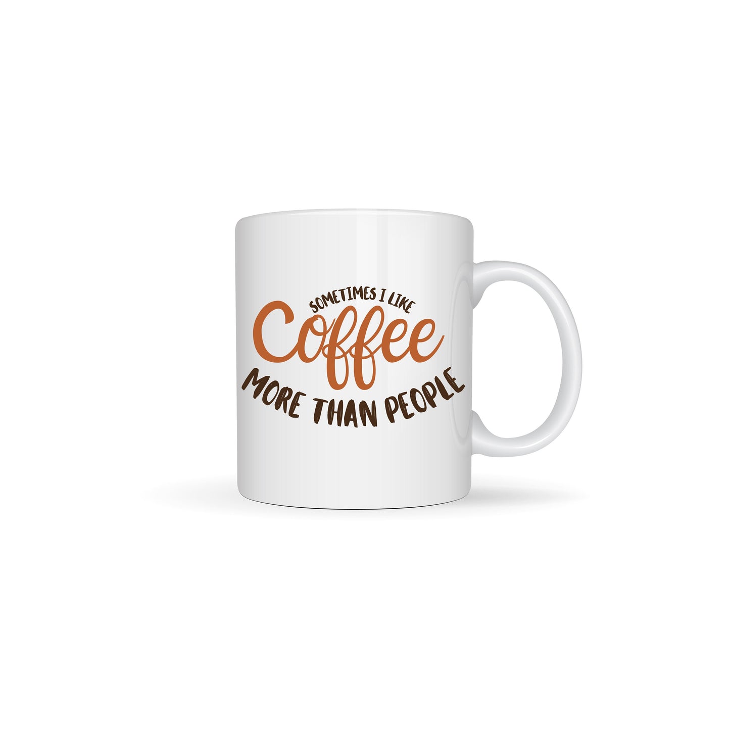 Coffee Themed White Ceramic Mugs 11oz or 15oz