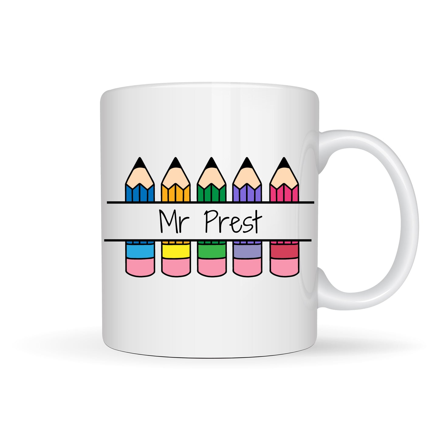 Teacher Personalised Designs White Ceramic Mugs 11oz or 15oz