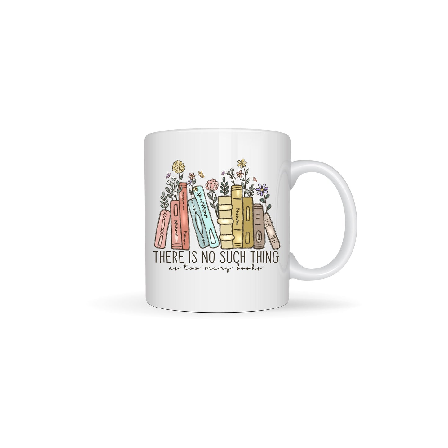 Book Themed Designs White Ceramic Mugs 11oz or 15oz