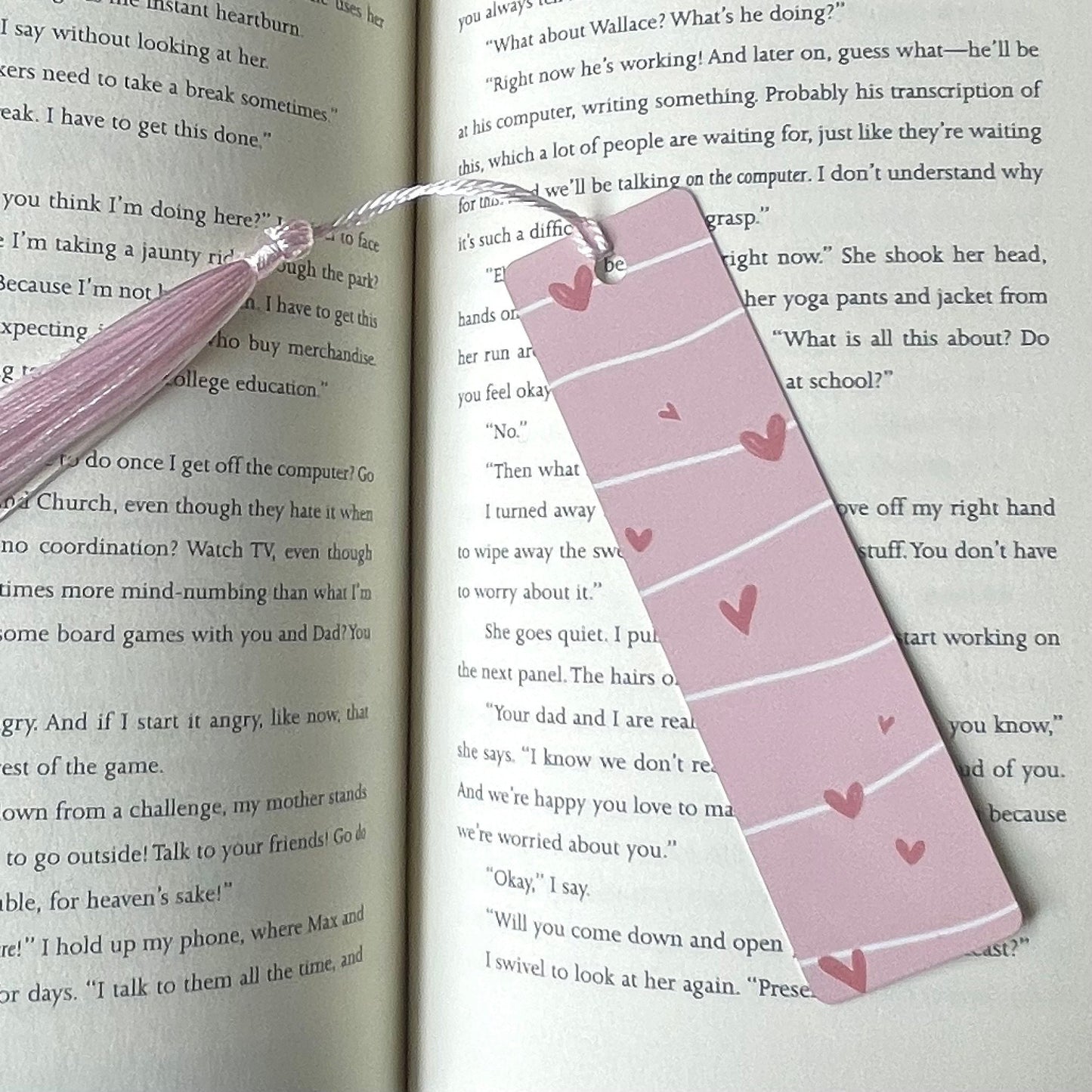 Metal Sublimated Bookmarks with Tassels