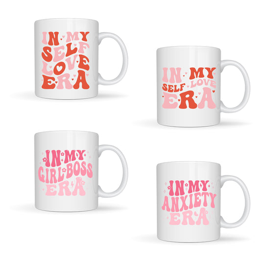 In My Era Themed Designs White Ceramic Mugs 11oz or 15oz - 8 Designs
