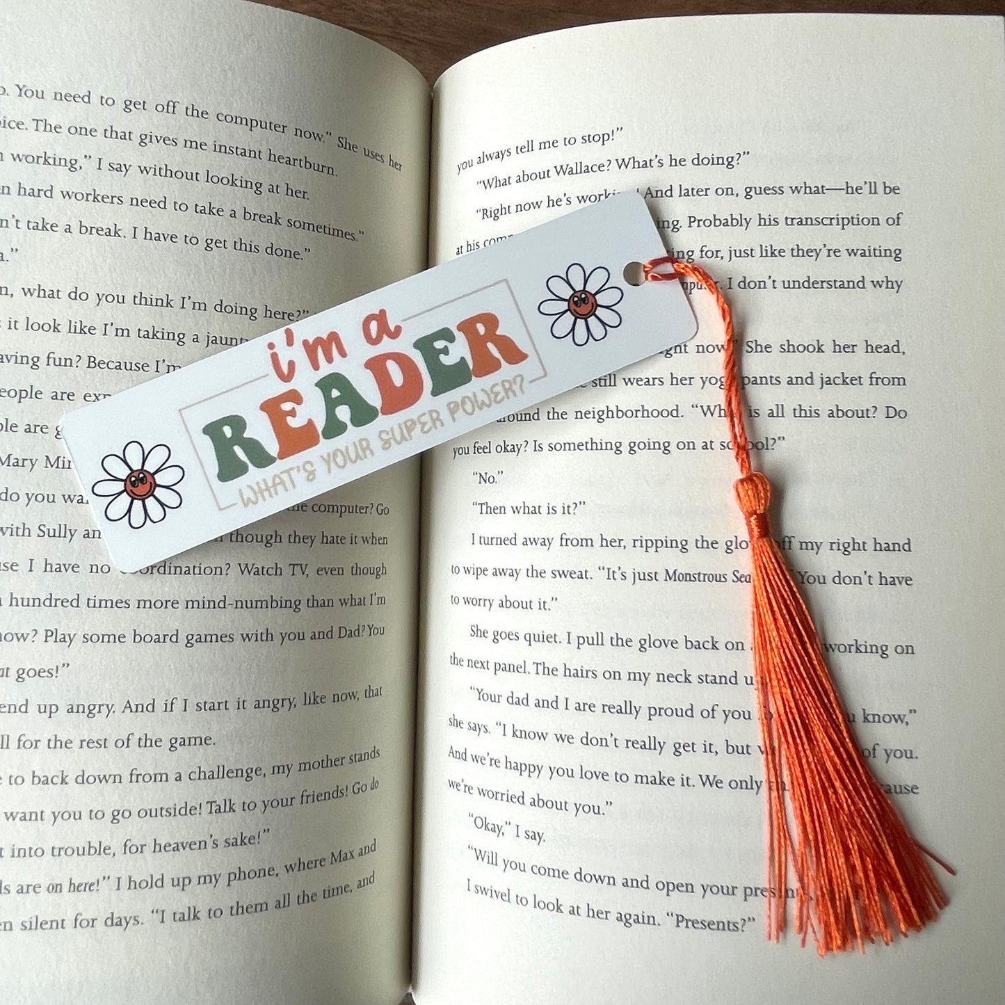Metal Sublimated Bookmarks with Tassels