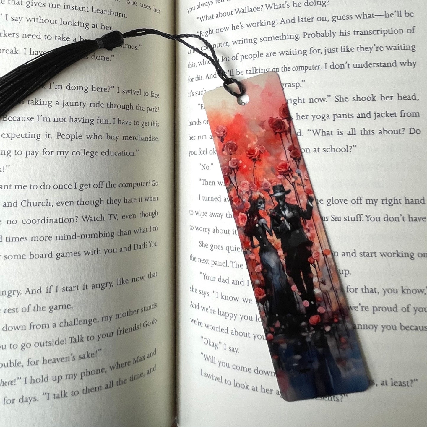 Metal Sublimated Bookmarks with Tassels
