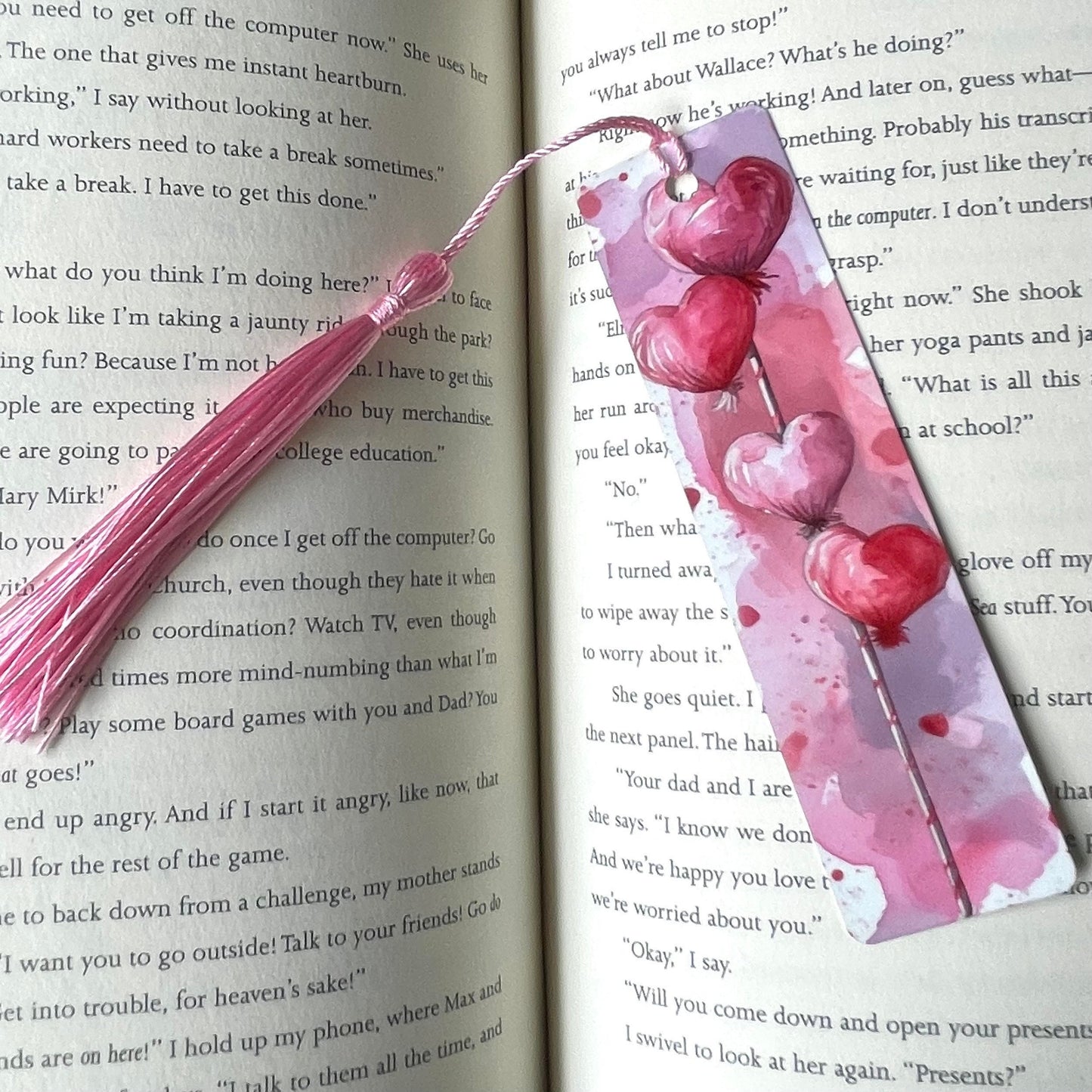Metal Sublimated Bookmarks with Tassels