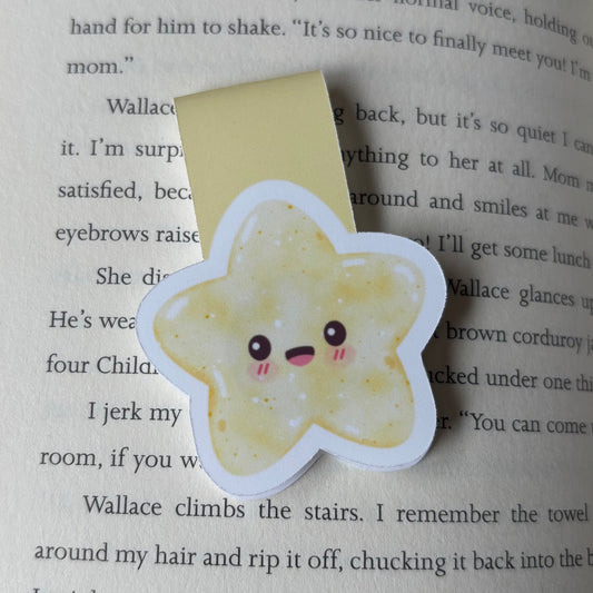 Yellow Star Magnetic Bookmark