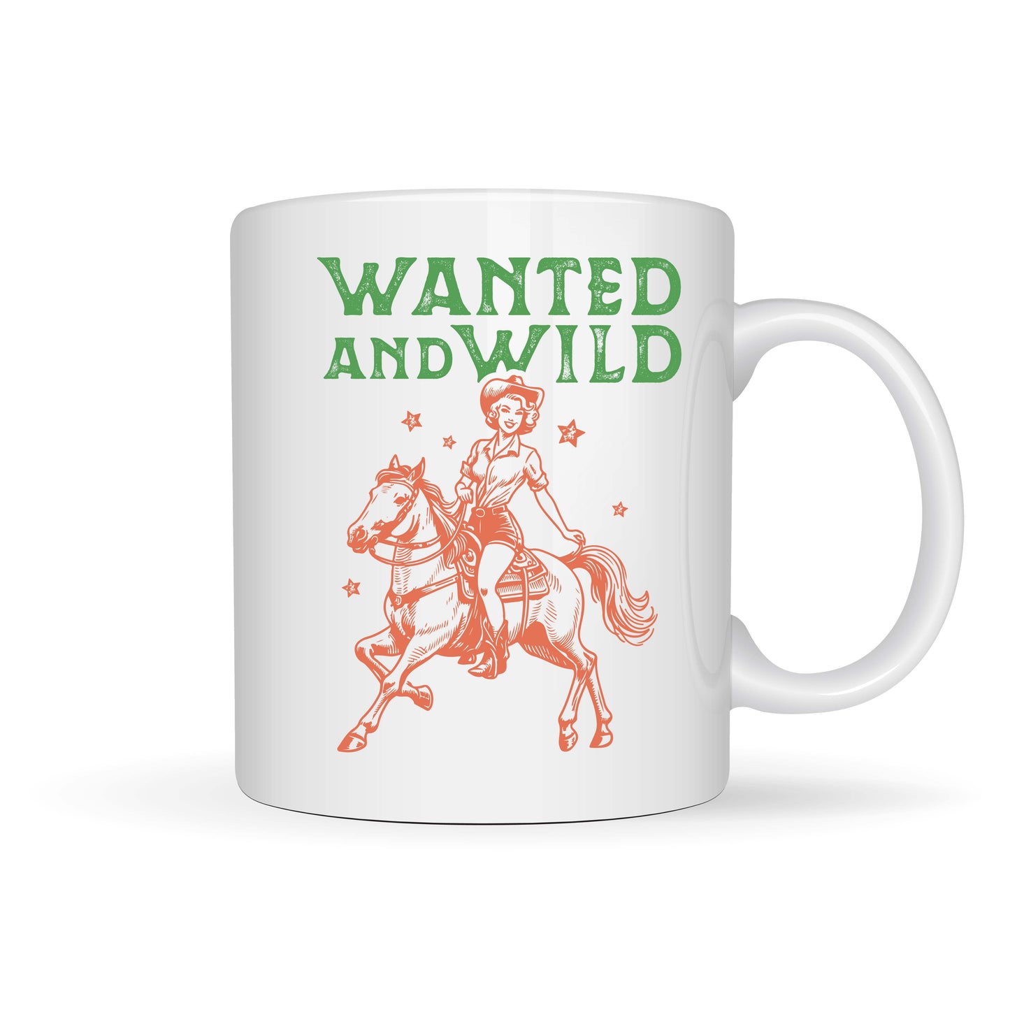 Cowgirl Themed Designs White Ceramic Mugs 11oz or 15oz