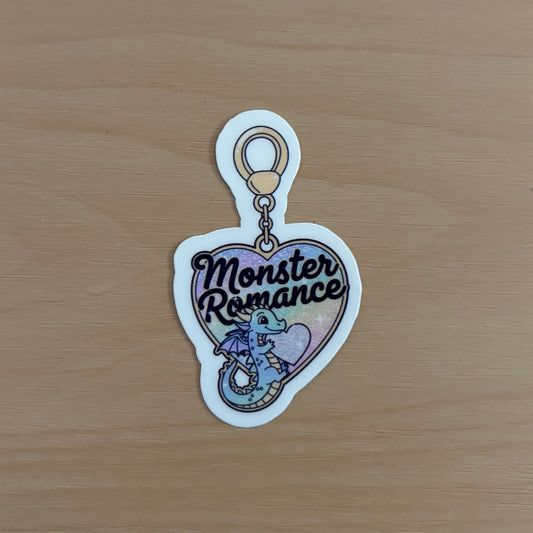Monster Romance Charm Vinyl Die Cut Laminated Sticker