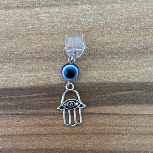 Evil Eye and Hand Kindle Charm