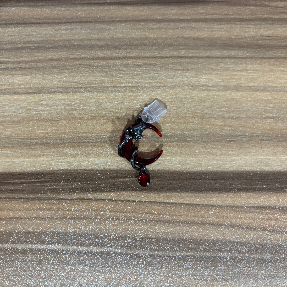 Moon with Rose Kindle Charm