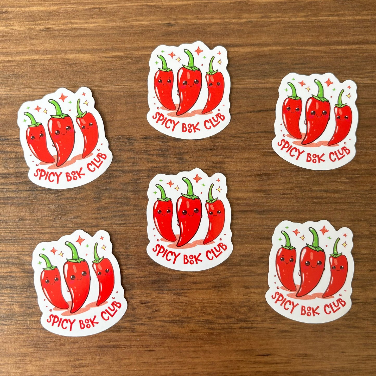 Spicy Book Club Vinyl Die Cut Sticker