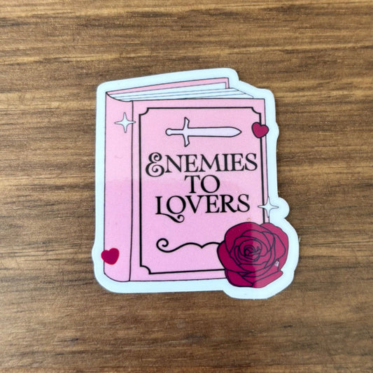 Enemies to Lovers Vinyl Die Cut Laminated Sticker