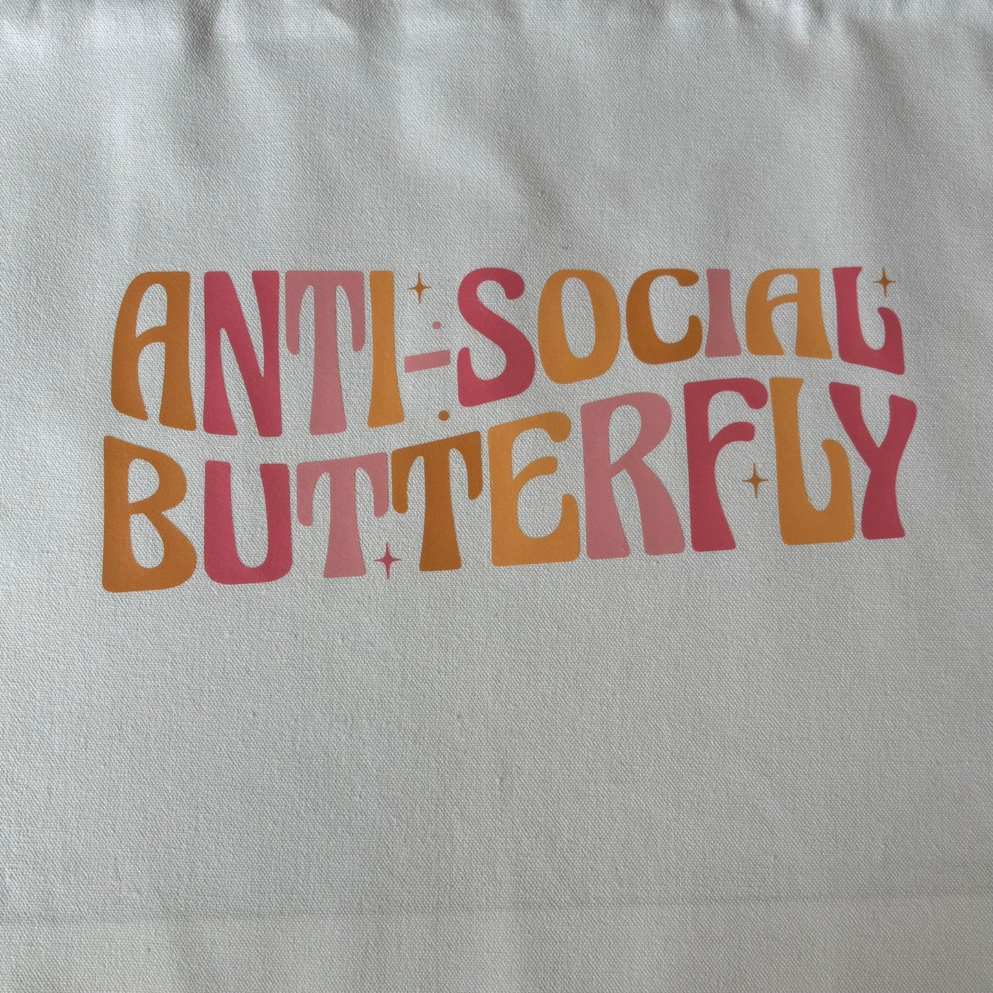Anti-Social Butterfly Tote Bag