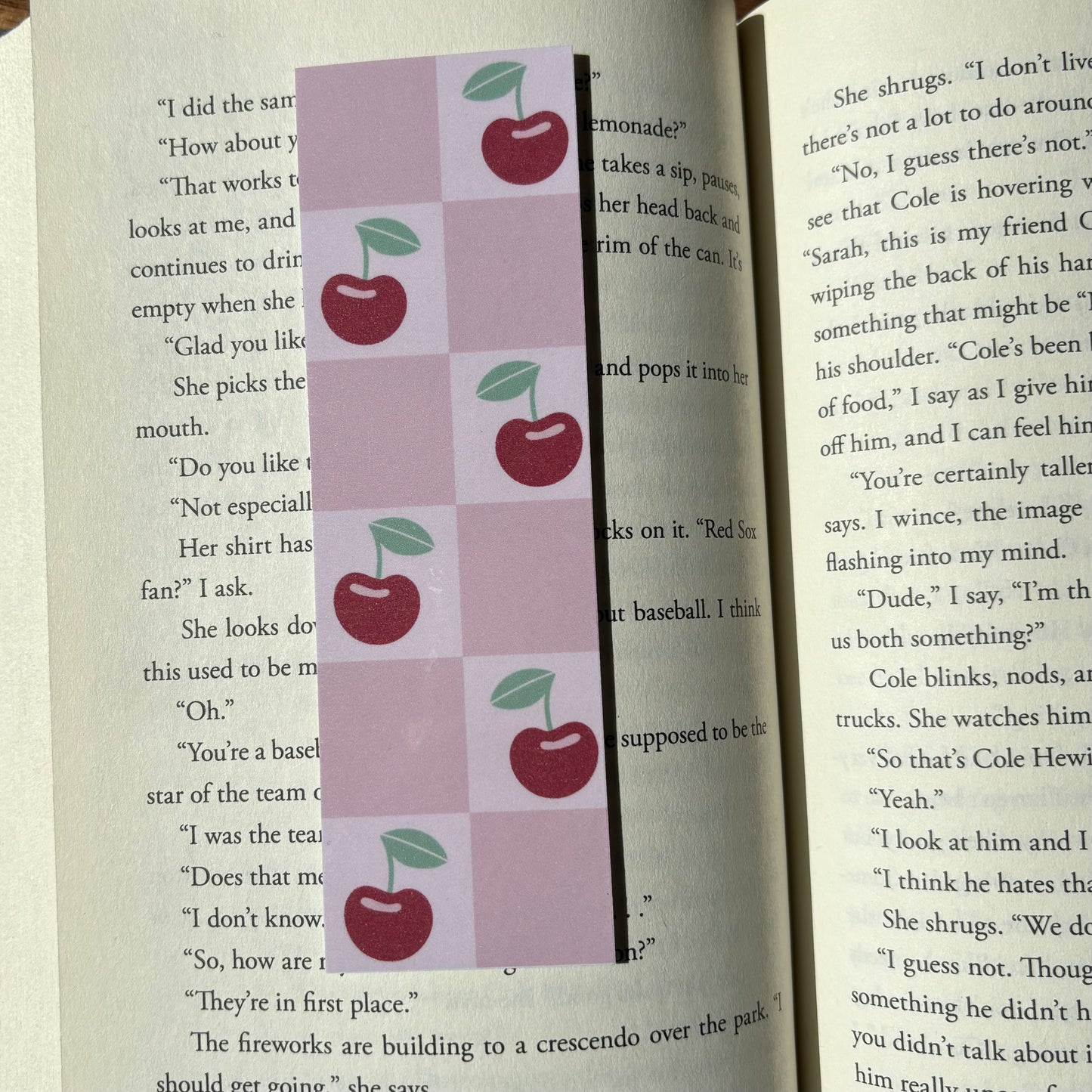 Coquette Themed Laminated Bookmark