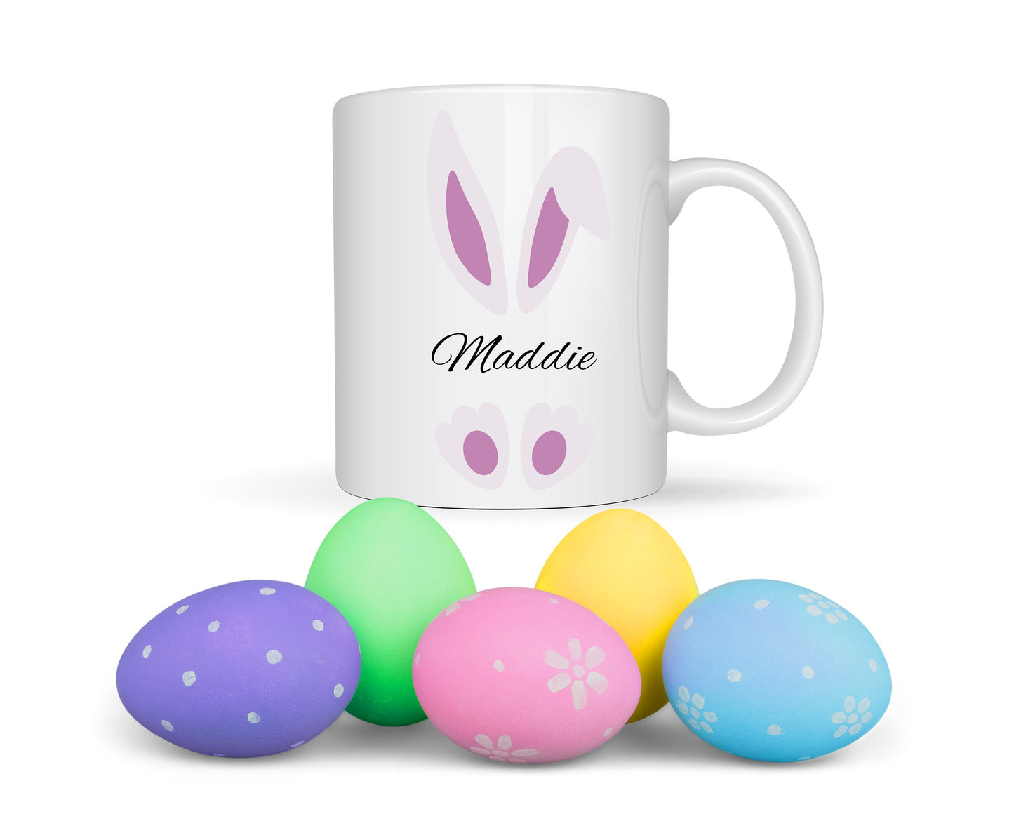 Easter Personalised White Ceramic Mugs 11oz or 15oz