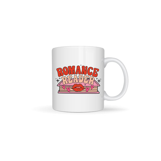 Romance Reader -  Book Themed Designs White Ceramic Mugs 11oz or 15oz