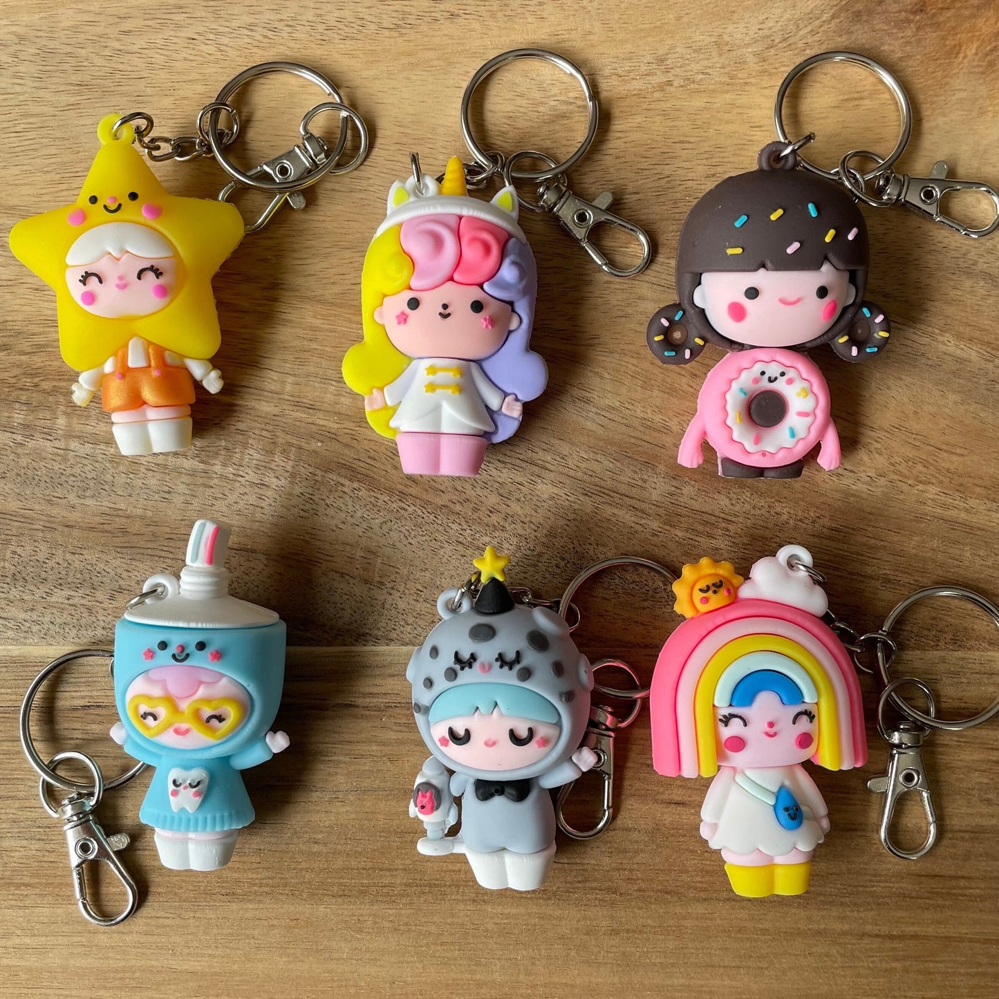 Kawaii Inspired Cute Character Keyrings