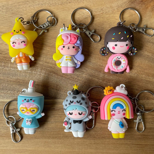 Kawaii Inspired Cute Character Keyrings