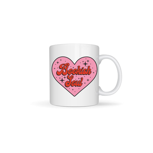Bookish Soul Book Themed Designs White Ceramic Mugs 11oz or 15oz