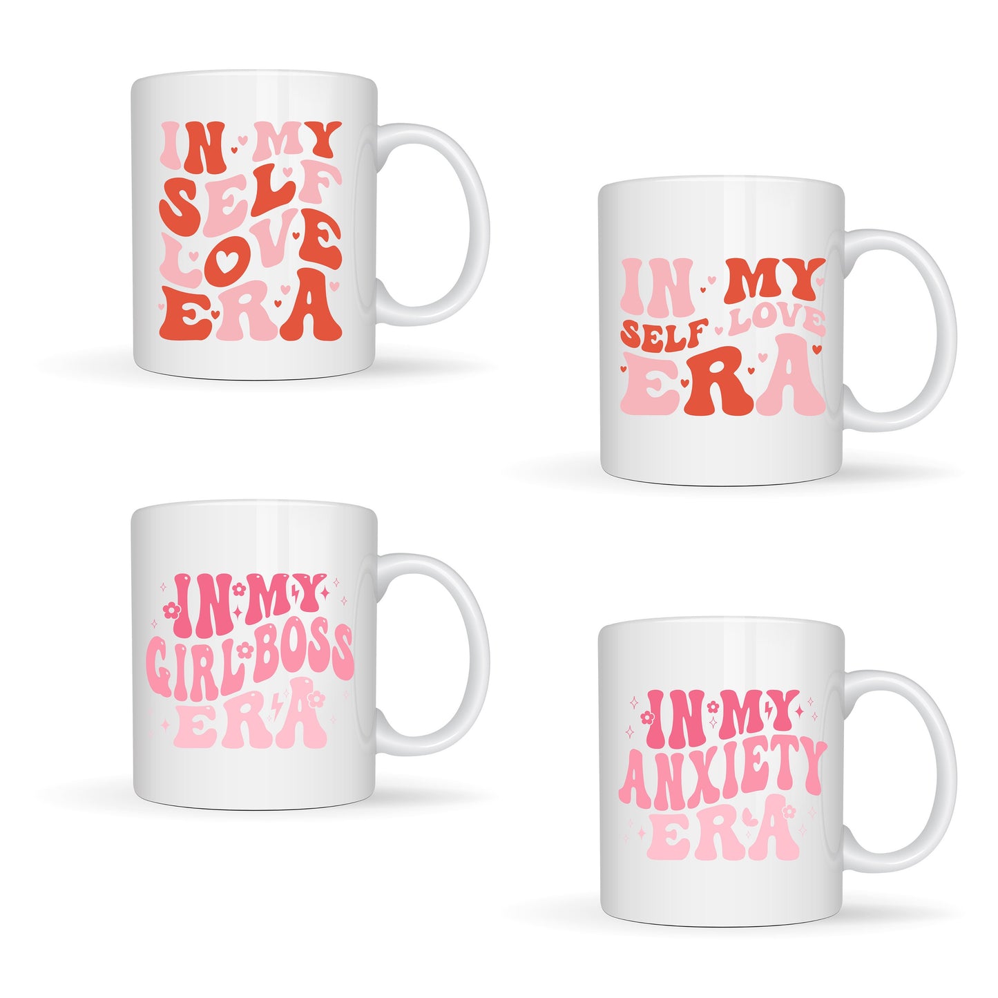 In My Era Themed Designs White Ceramic Mugs 11oz or 15oz - 8 Designs